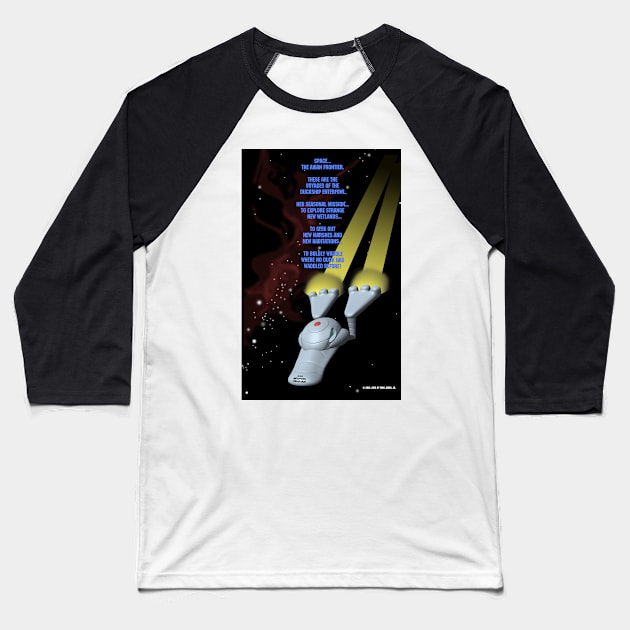 Star Quack Enterfowl 3D Baseball T-Shirt by Big Hit Comics